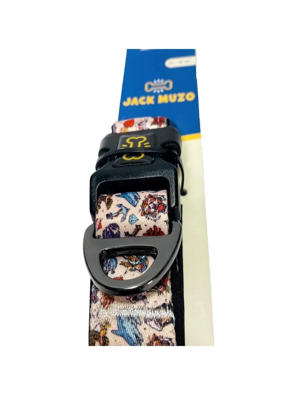 Vintage Pirate Tattoo Dog Collar Padded Extra Comfort Large Dogs New